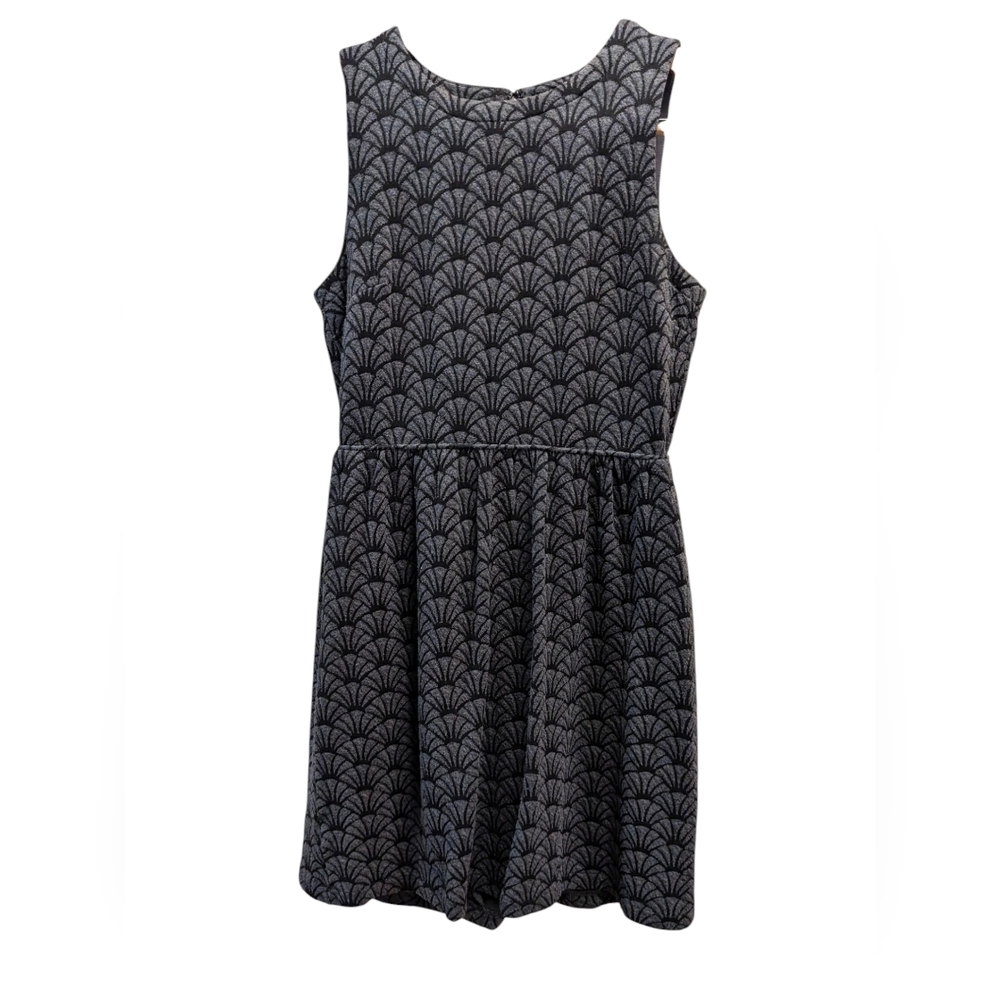 Ann Taylor Loft Petites-Gray Textured Sleeveless Mini Dress- Size 2P